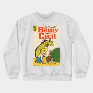 Beany and Cecil Comic Book Cover - Vintage Style - Authentic Crewneck Sweatshirt